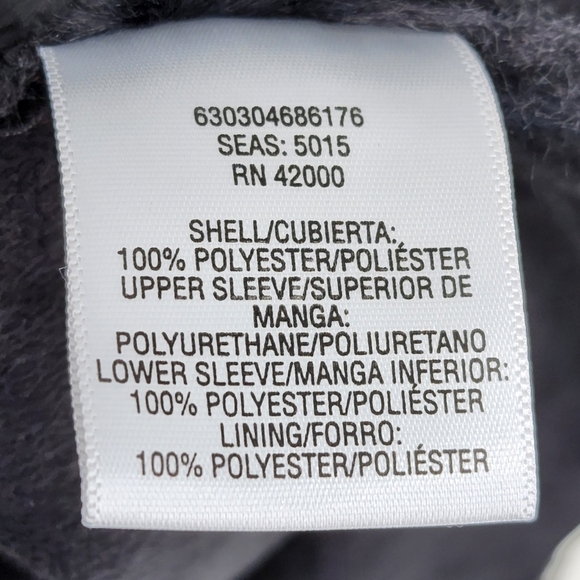 Jaclyn Smith Women's Black Faux Fur Leather Long Sleeve Open Front Jacket - XXL - Picture 5 of 5